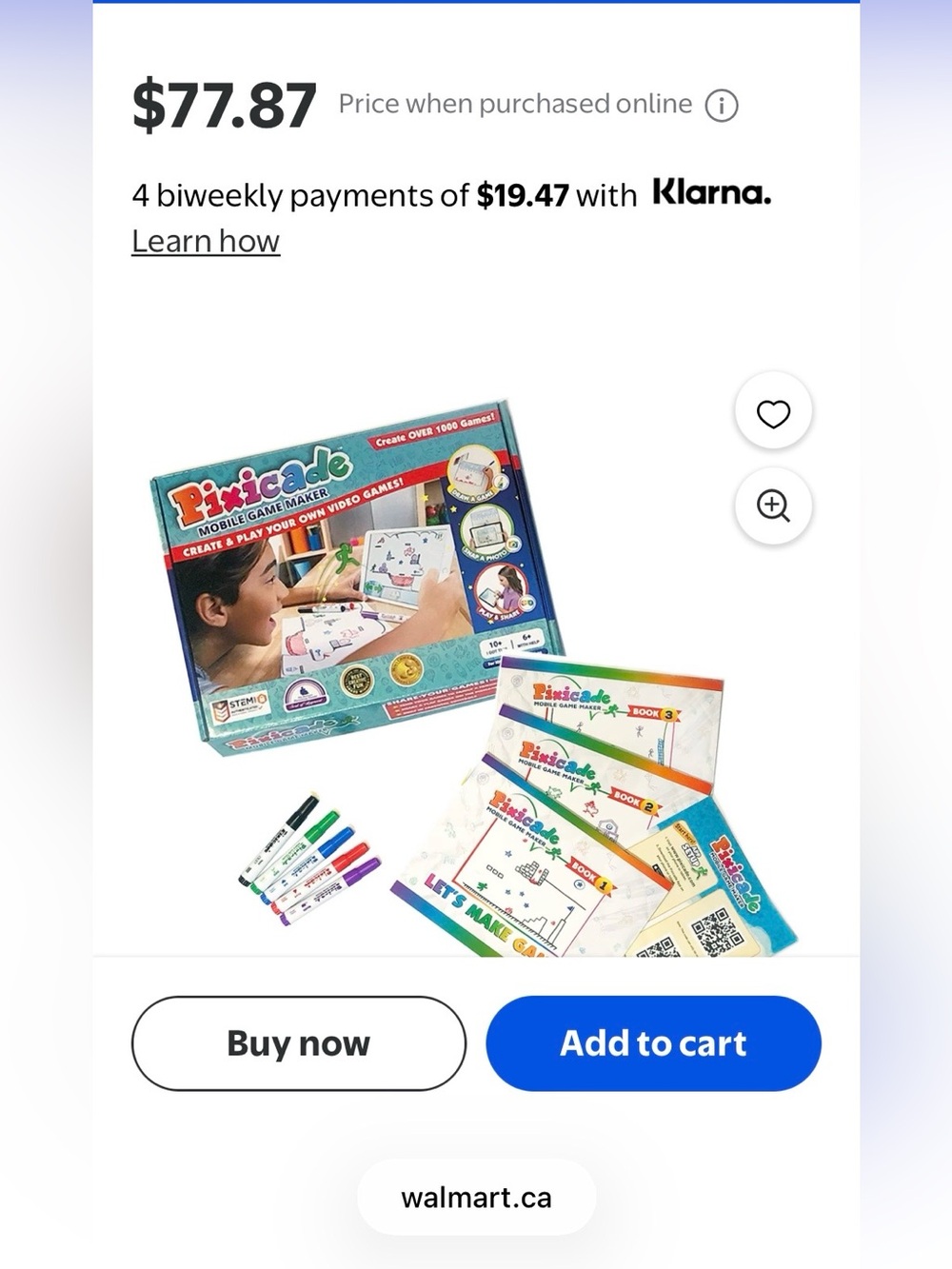 Pixicade $77 Video Game Maker Kit